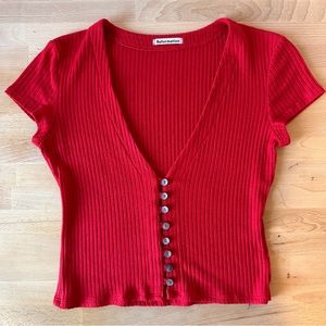 Reformation Nella knit top